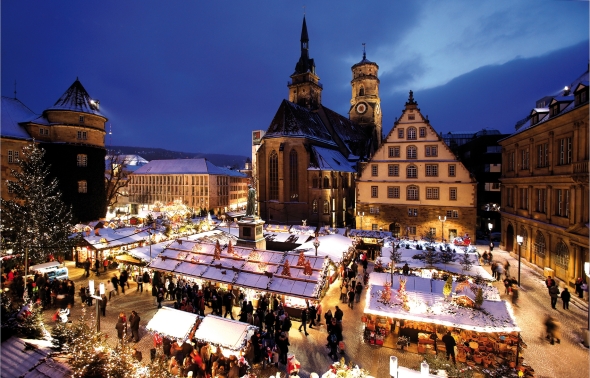 Weihnachtsmarkt in Stuttgart, Schillerplatz